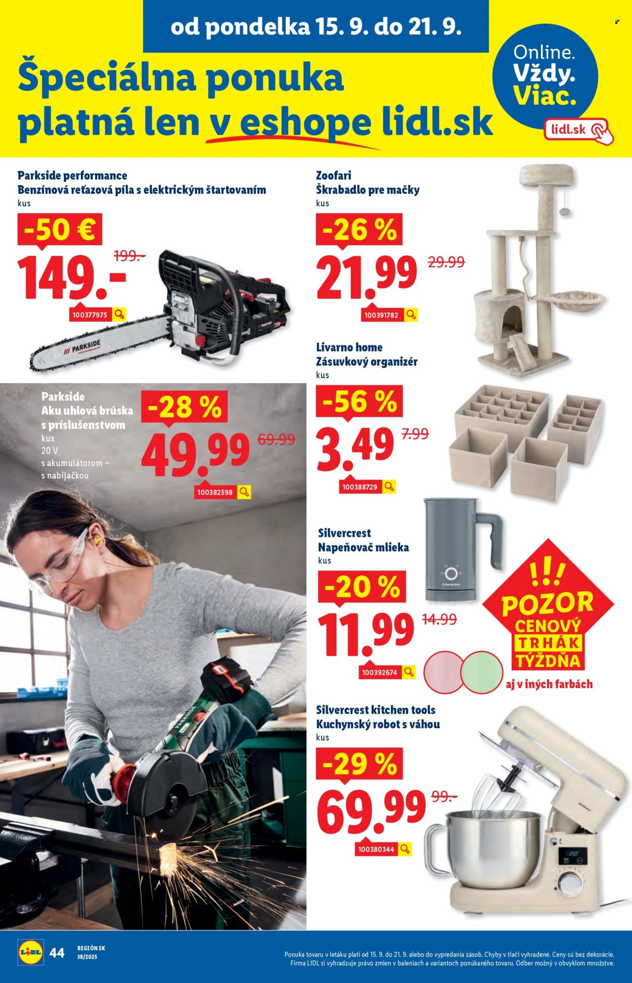 Leták Lidl - 16.9.2025 - 21.9.2025. Strana 68