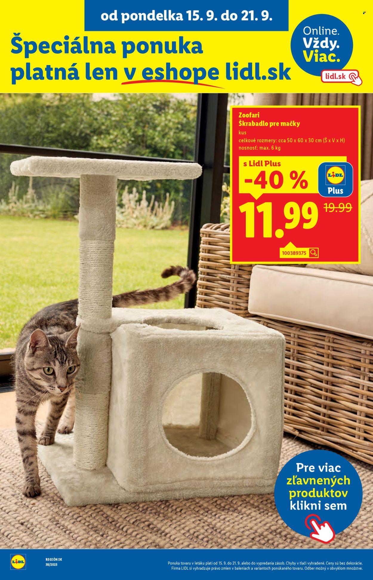 Leták Lidl - 16.9.2025 - 21.9.2025. Strana 70