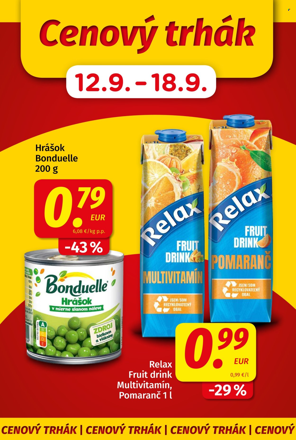 Leták Potraviny KORUNA - 12.9.2025 - 24.9.2025. Strana 2
