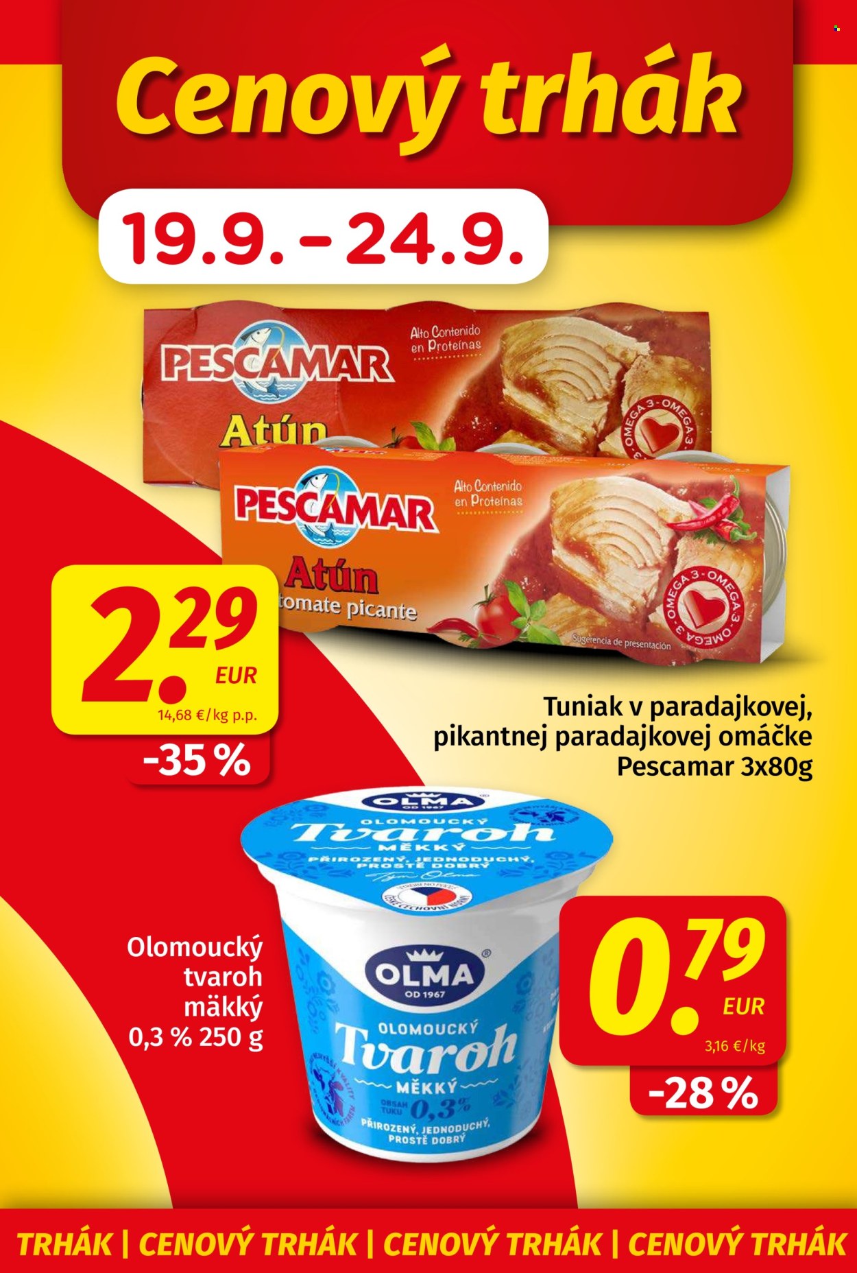 Leták Potraviny KORUNA - 12.9.2025 - 24.9.2025. Strana 3