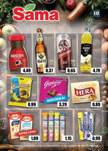 Leták Sama - 12.9.2025 - 30.9.2025.