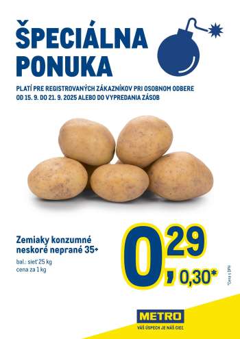 Leták Metro - 15.9.2025 - 21.9.2025.
