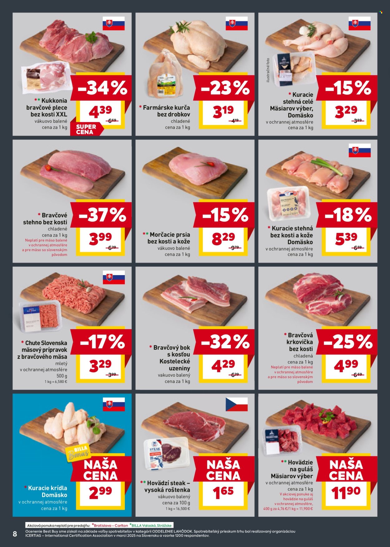Leták Billa - 17.9.2025 - 23.9.2025. Strana 8