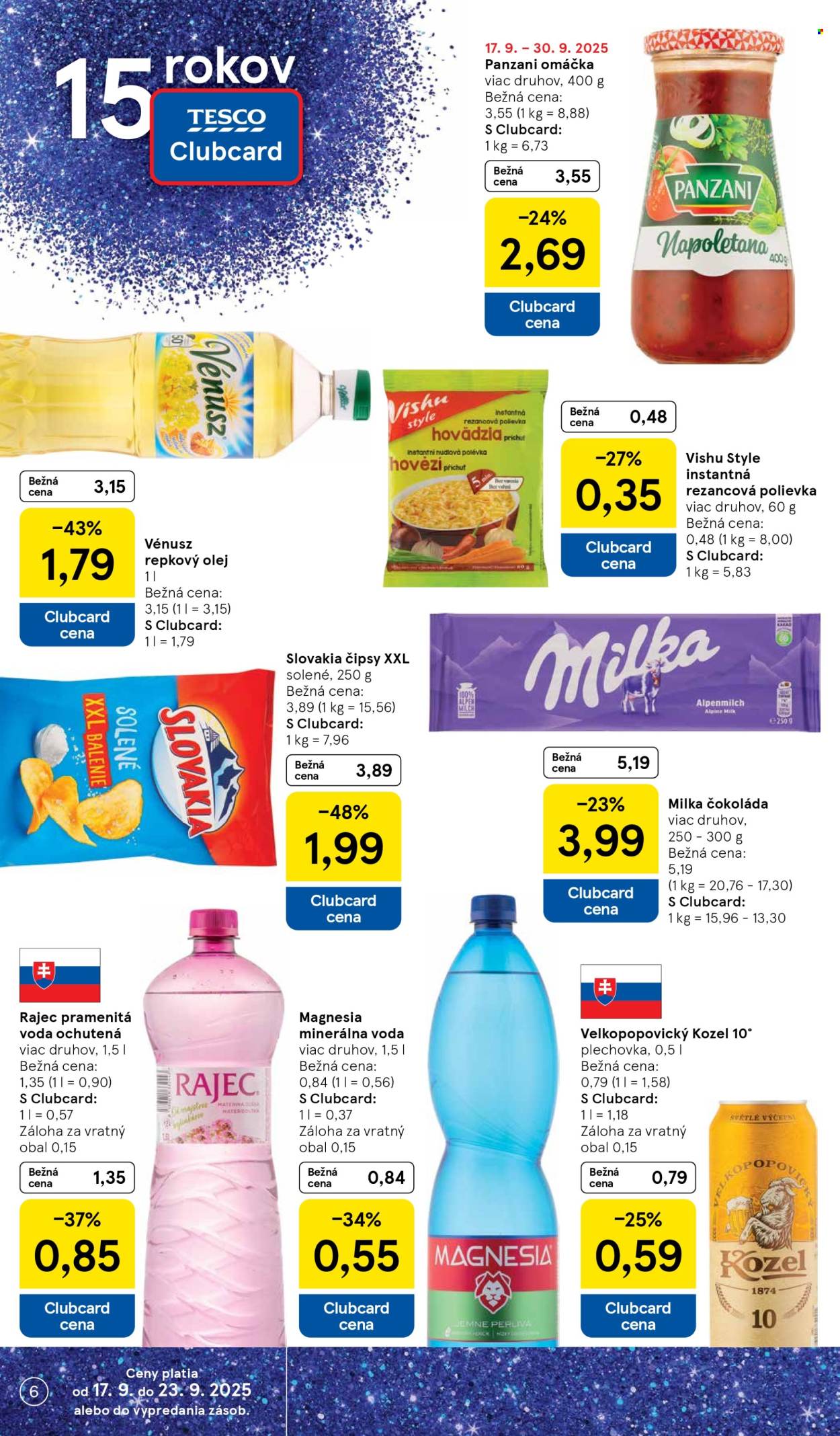 Leták TESCO - 17.9.2025 - 23.9.2025. Strana 6