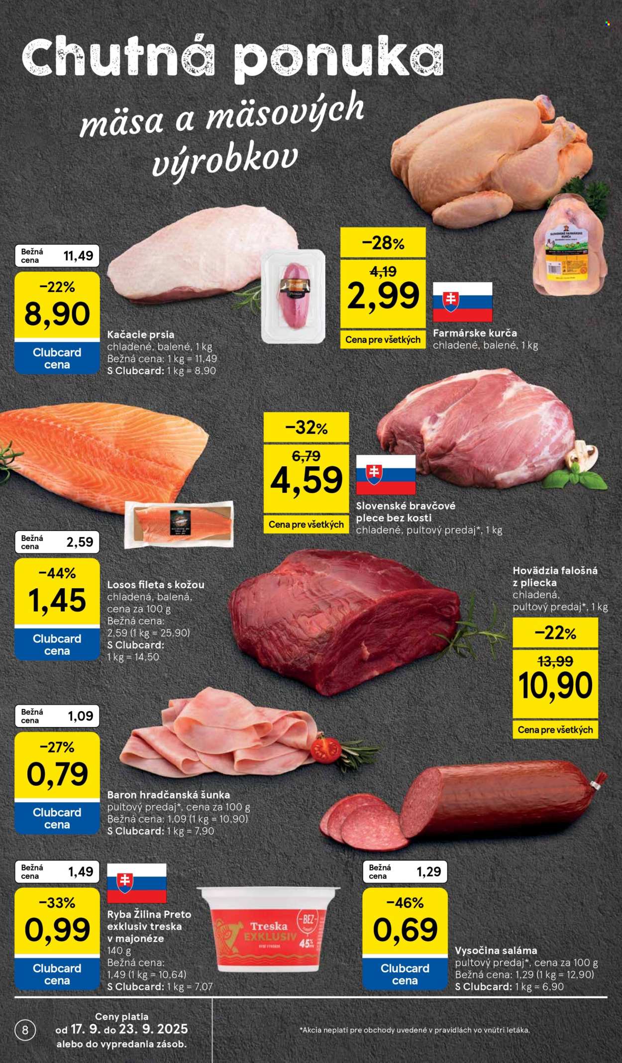 Leták TESCO - 17.9.2025 - 23.9.2025. Strana 8