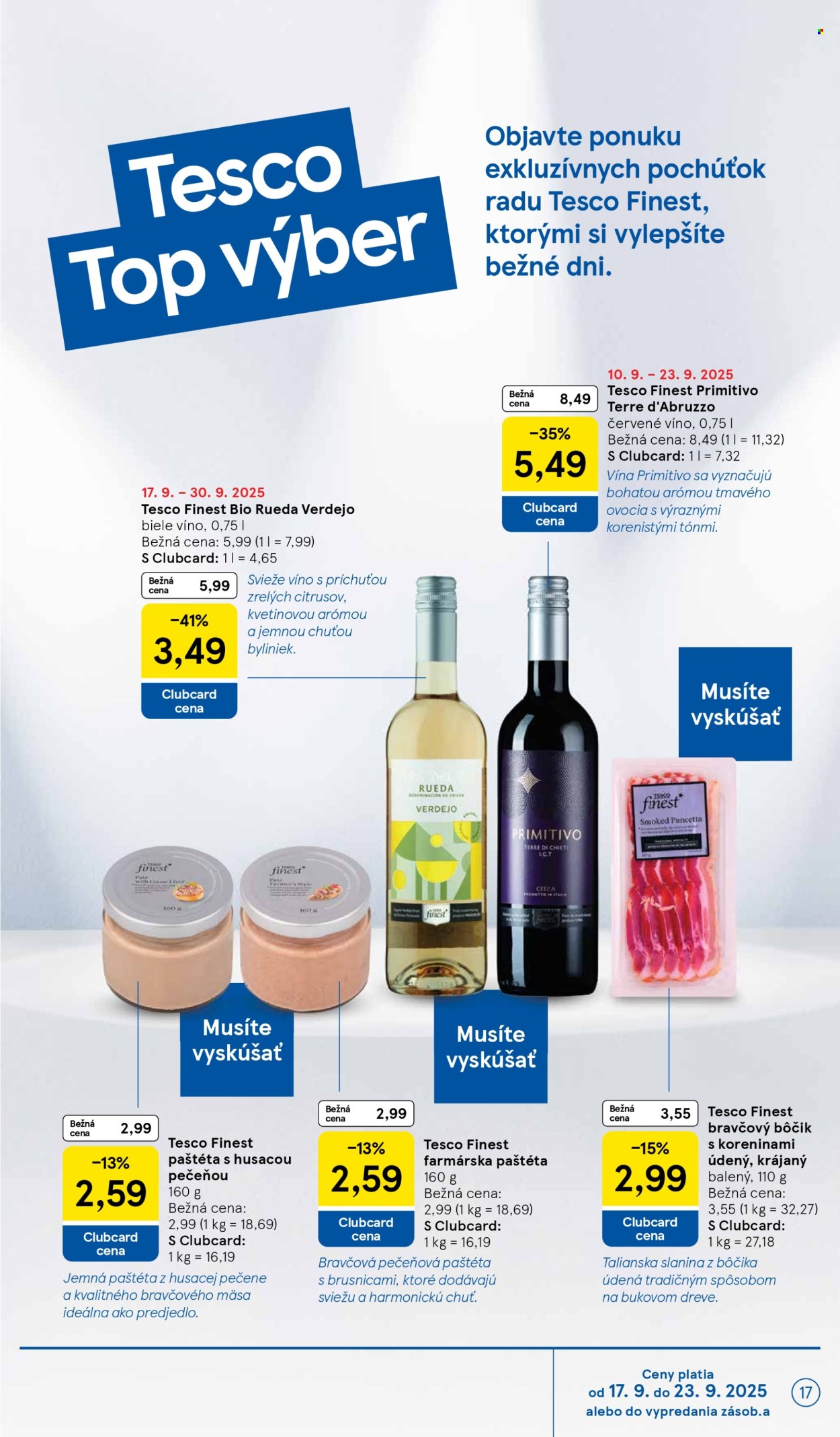 Leták TESCO - 17.9.2025 - 23.9.2025. Strana 17