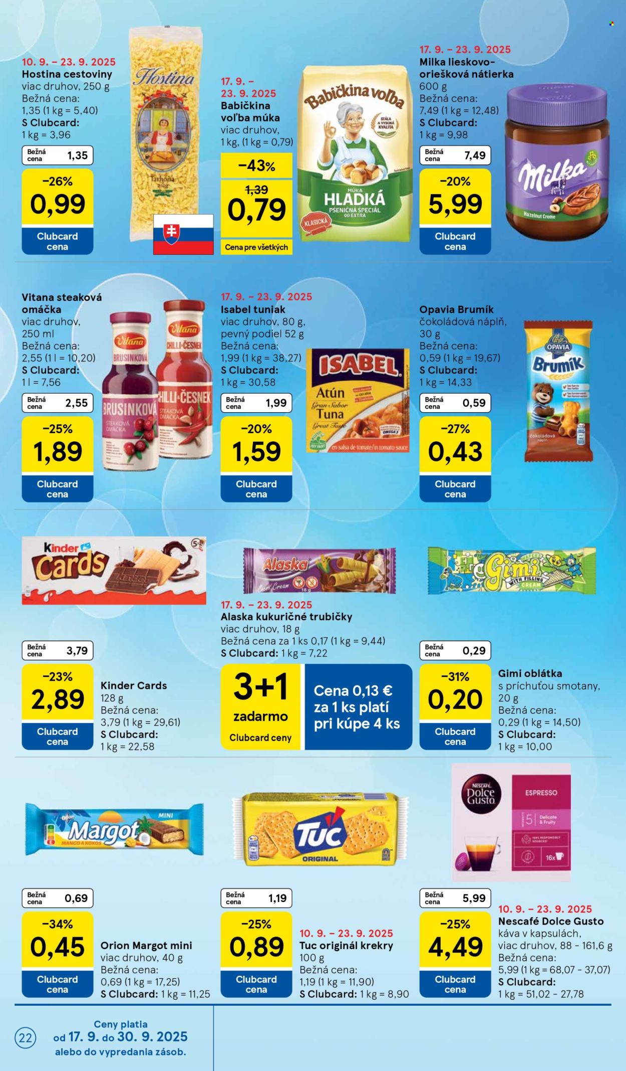 Leták TESCO - 17.9.2025 - 23.9.2025. Strana 22