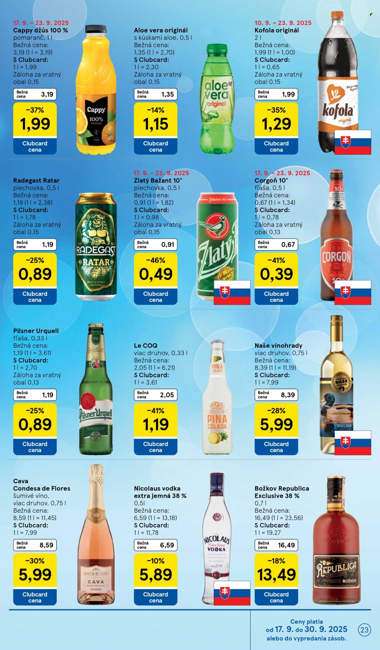 Leták TESCO - 17.9.2025 - 23.9.2025. Strana 23