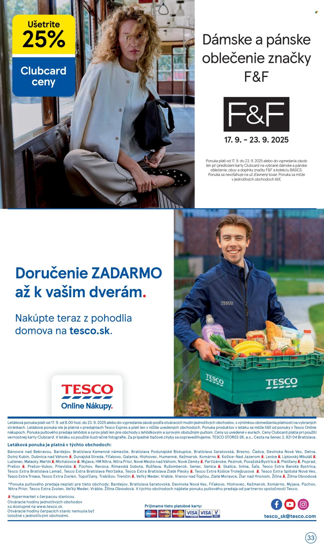 Leták TESCO - 17.9.2025 - 23.9.2025. Strana 33