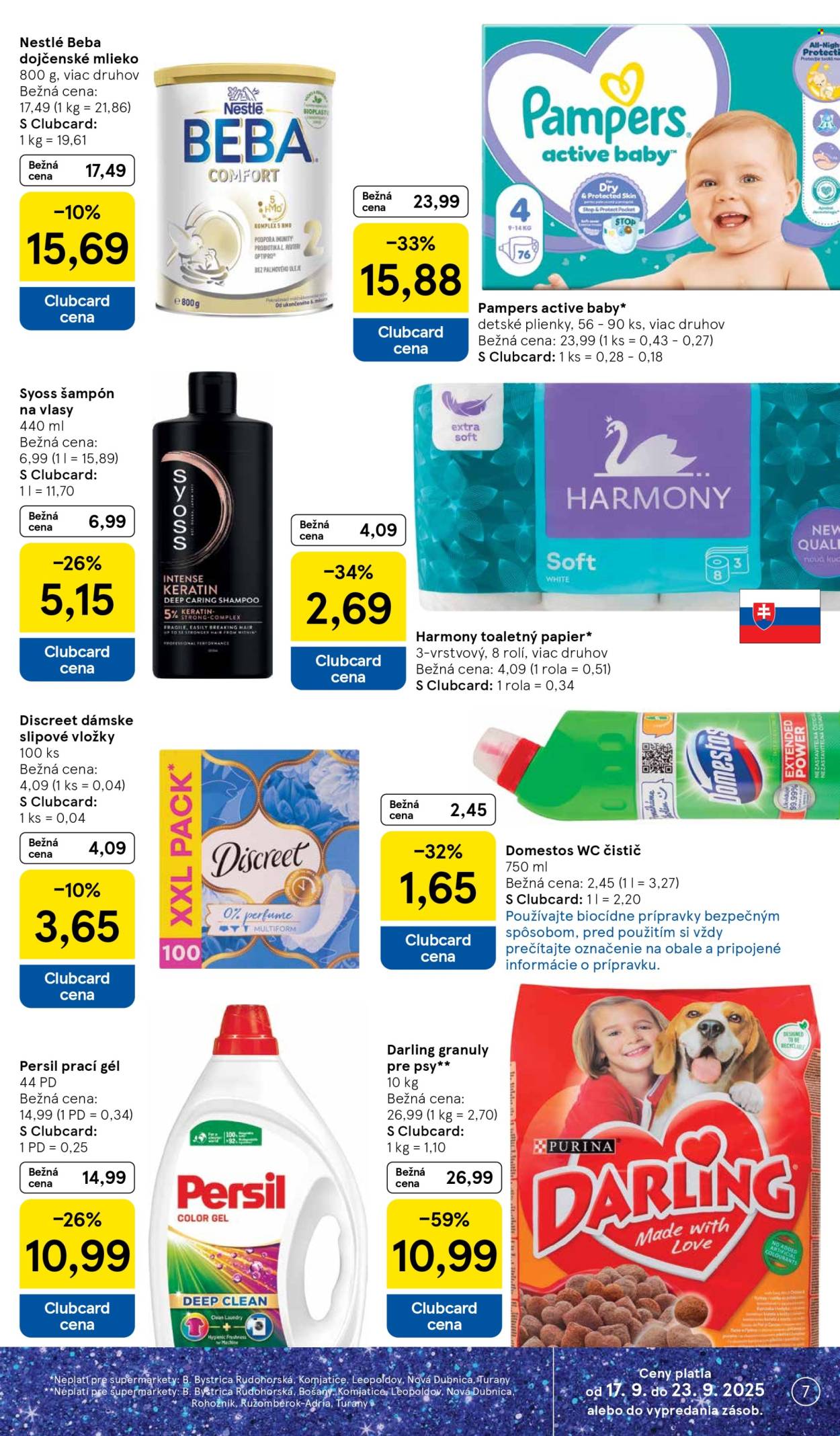 Leták TESCO supermarket - 17.9.2025 - 23.9.2025. Strana 7
