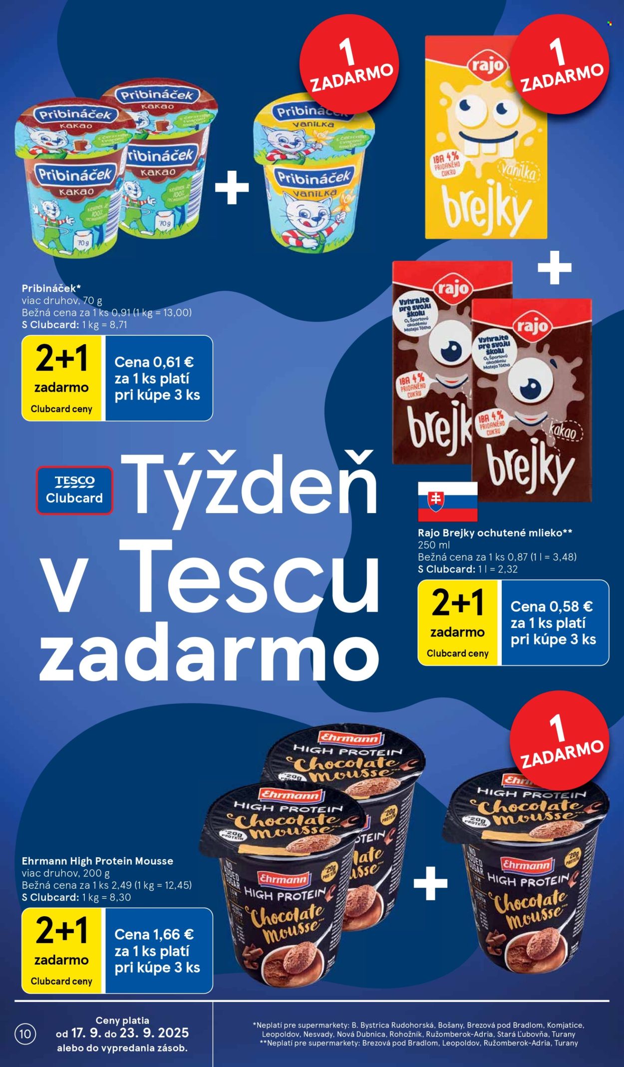 Leták TESCO supermarket - 17.9.2025 - 23.9.2025. Strana 10