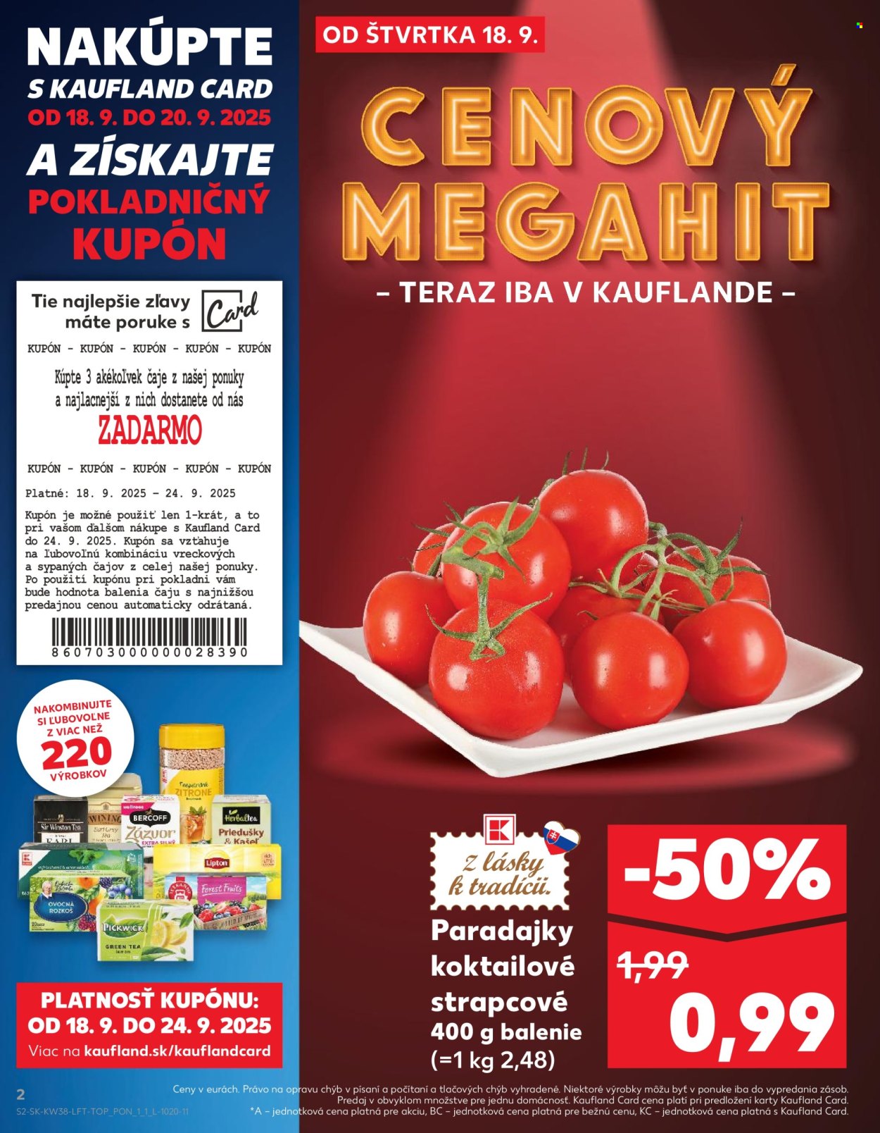 Leták Kaufland - 18.9.2025 - 24.9.2025. Strana 2