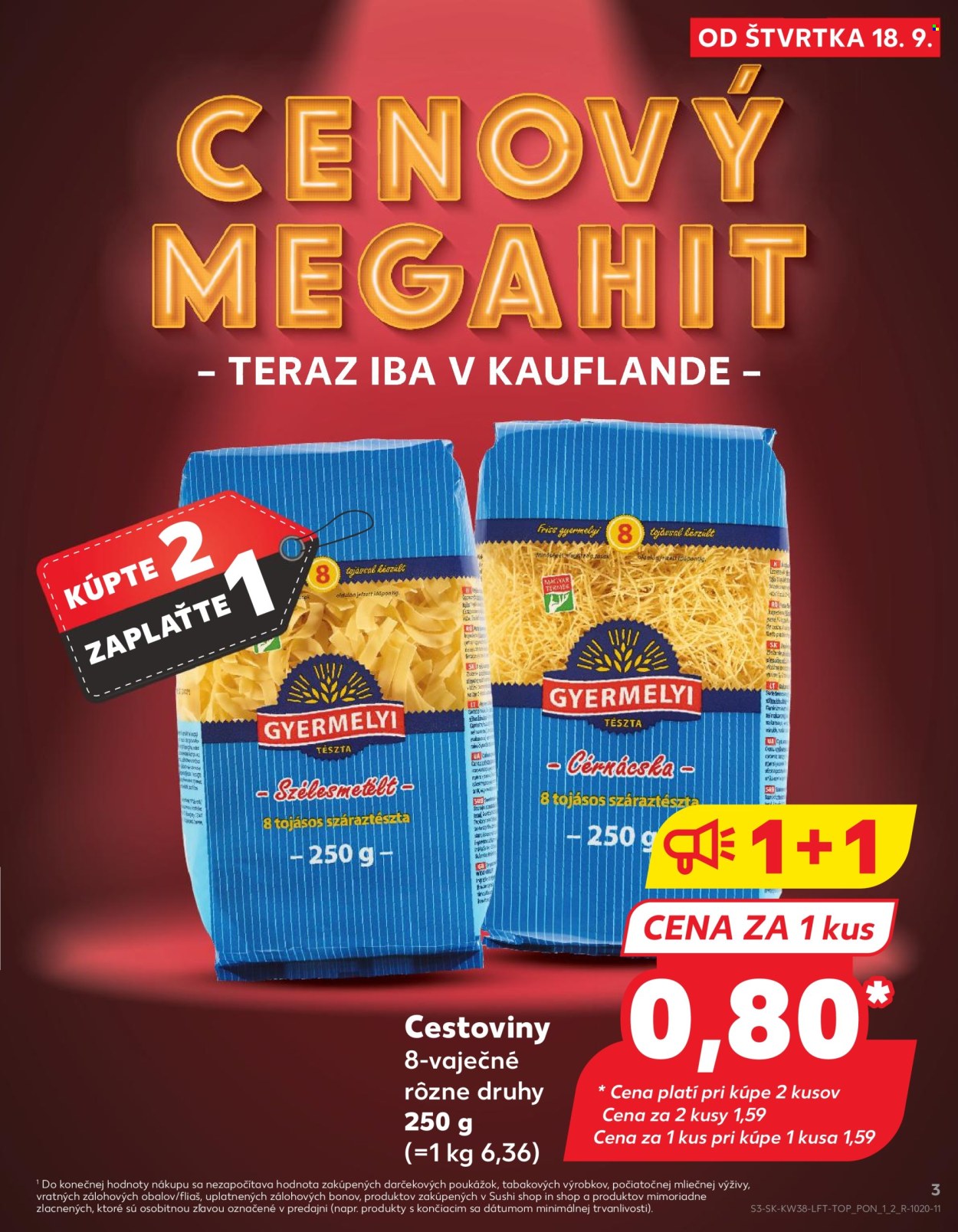 Leták Kaufland - 18.9.2025 - 24.9.2025. Strana 3