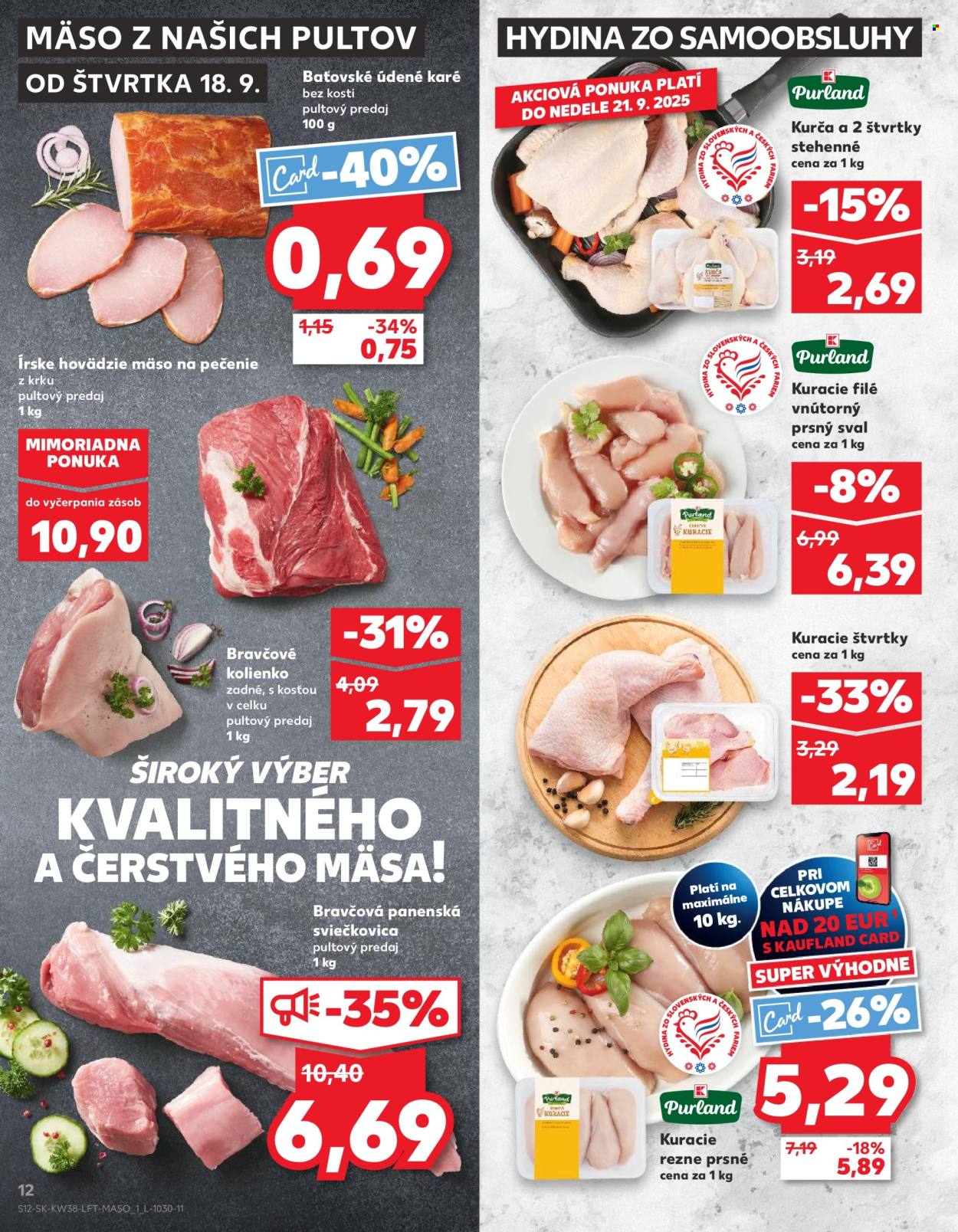 Leták Kaufland - 18.9.2025 - 24.9.2025. Strana 12