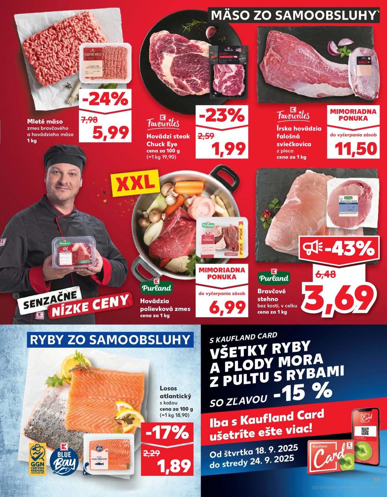 Leták Kaufland - 18.9.2025 - 24.9.2025. Strana 13