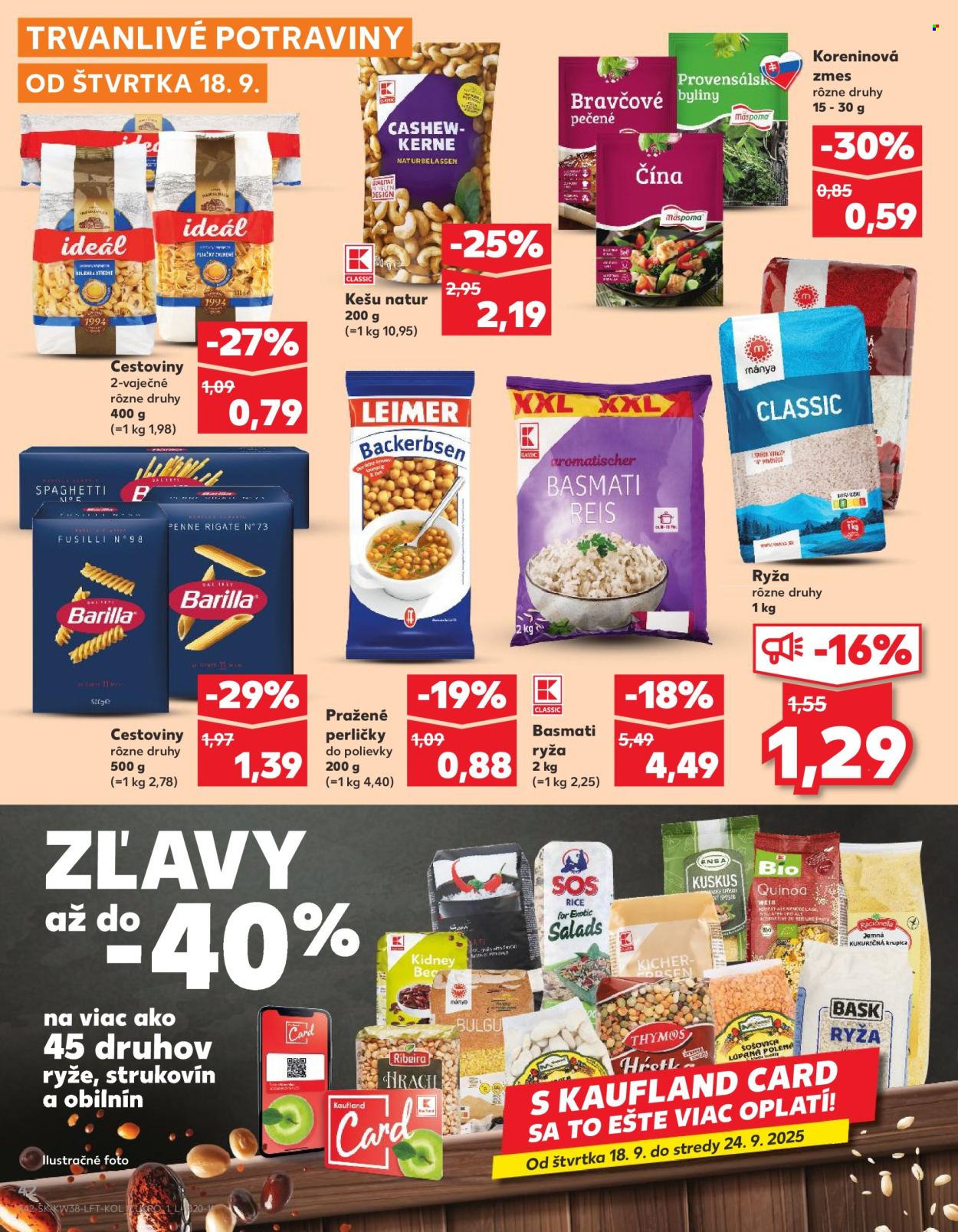 Leták Kaufland - 18.9.2025 - 24.9.2025. Strana 42