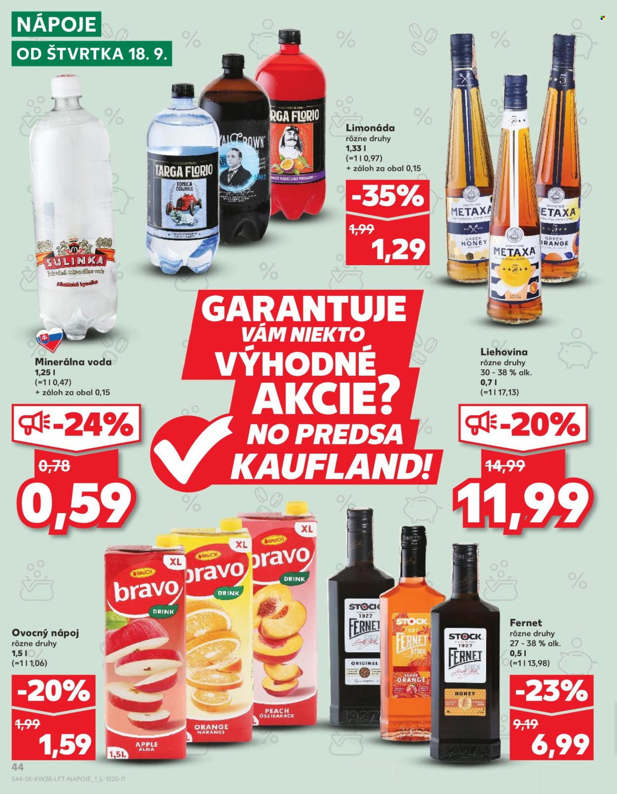 Leták Kaufland - 18.9.2025 - 24.9.2025. Strana 44