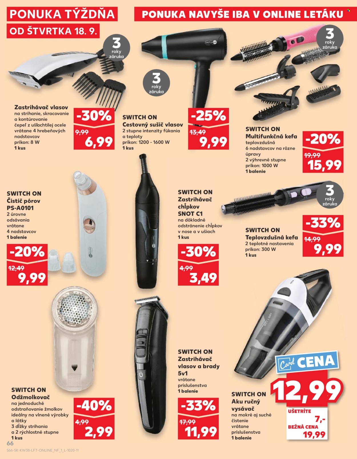 Leták Kaufland - 18.9.2025 - 24.9.2025. Strana 66