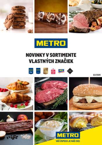 Leták Metro.