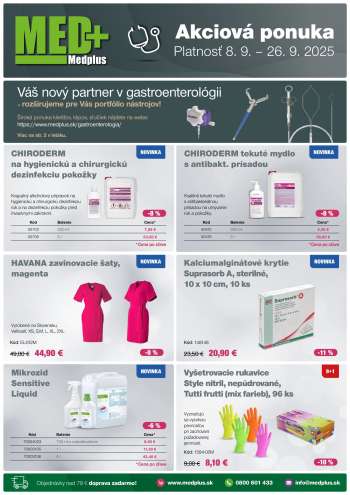 Leták Medplus - 8.9.2025 - 26.9.2025.