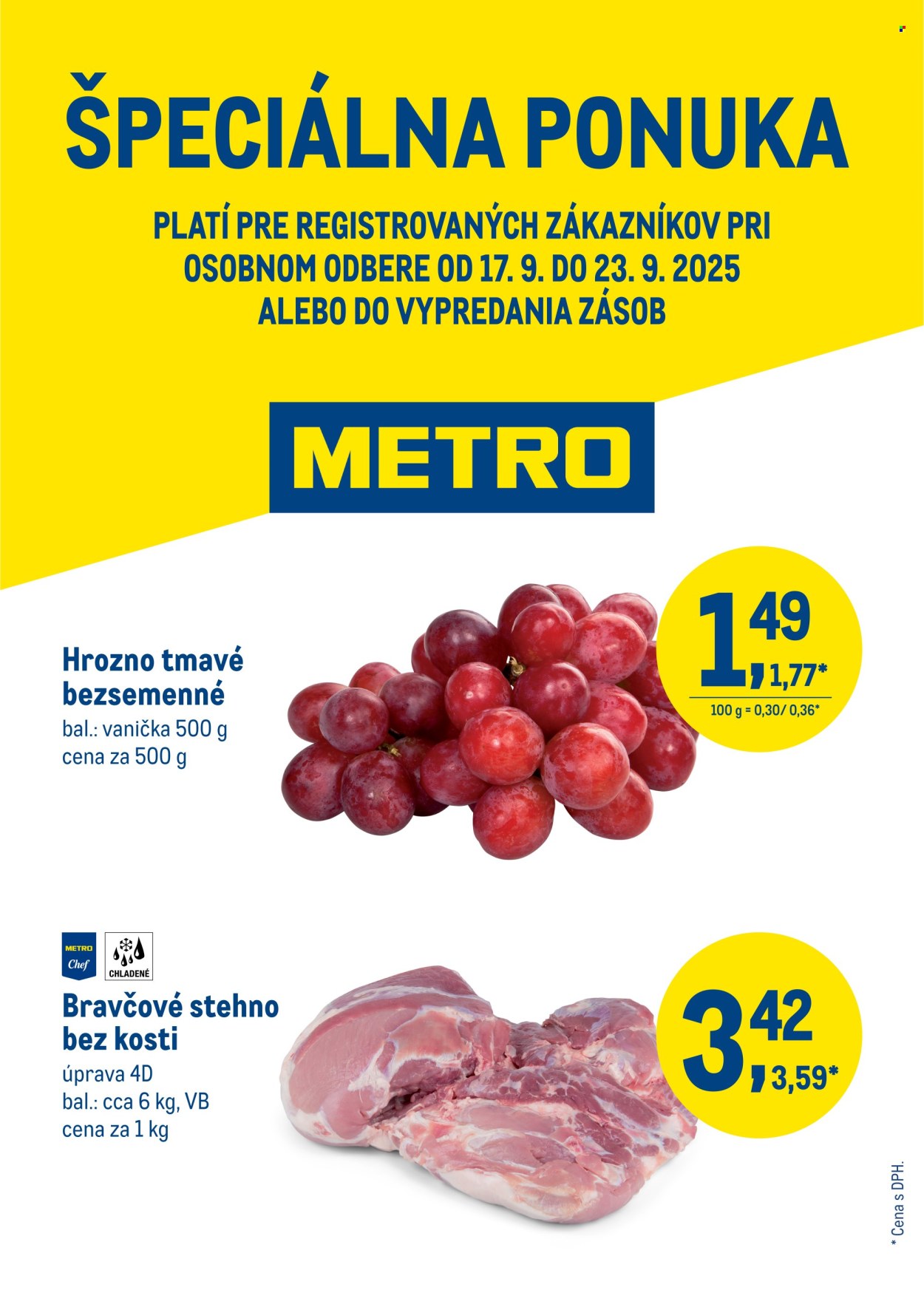 Leták Metro - 17.9.2025 - 23.9.2025. Strana 1