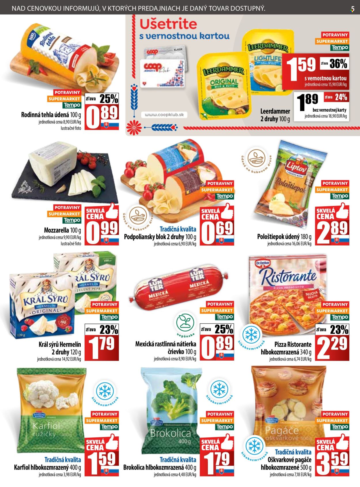 Leták COOP Jednota - 18.9.2025 - 24.9.2025. Strana 5