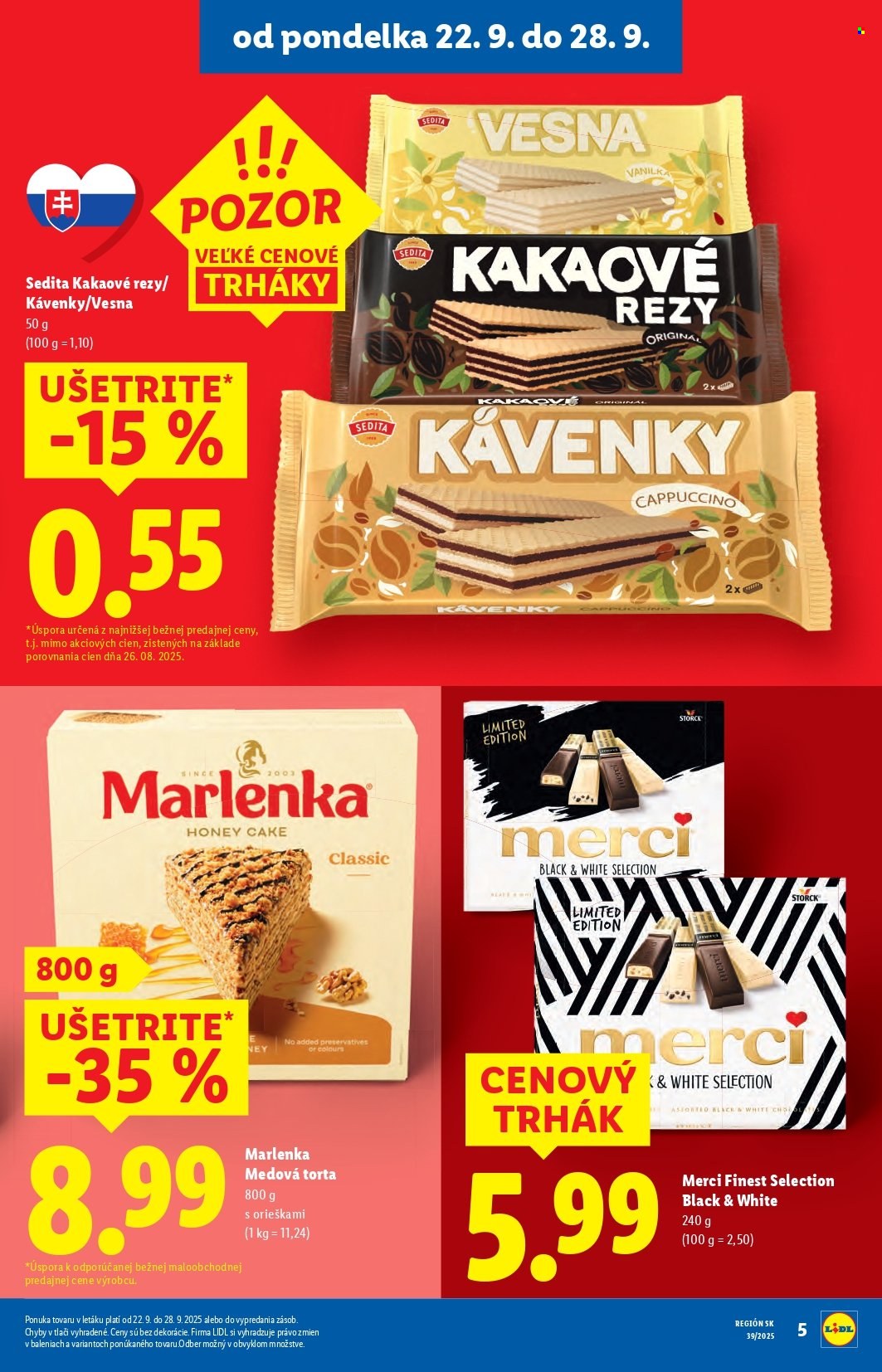 Leták Lidl - 22.9.2025 - 28.9.2025. Strana 5