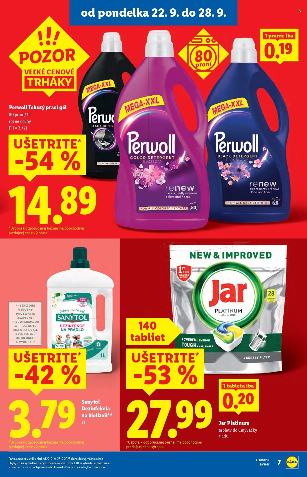 Leták Lidl - 22.9.2025 - 28.9.2025. Strana 7