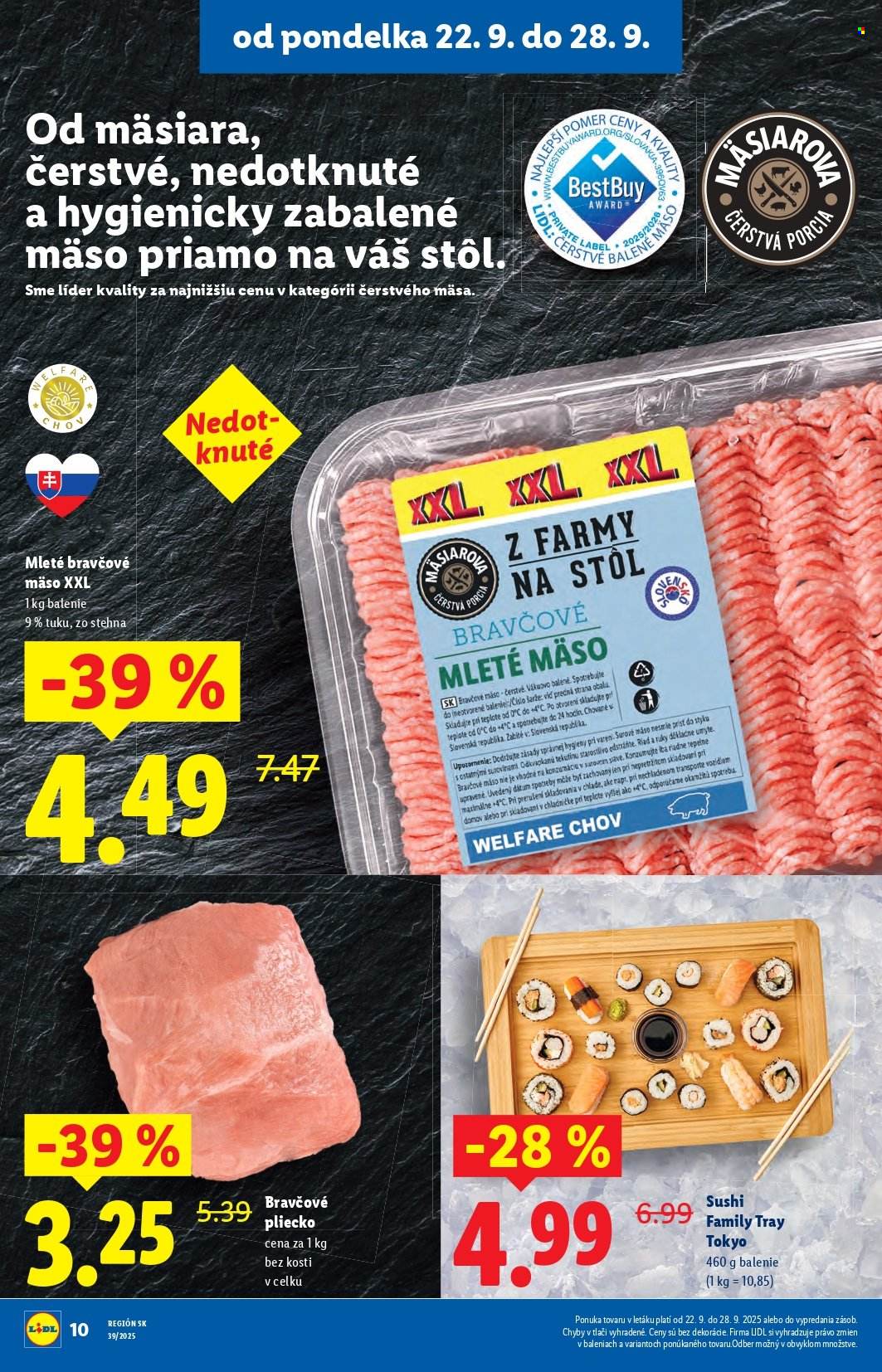 Leták Lidl - 22.9.2025 - 28.9.2025. Strana 12
