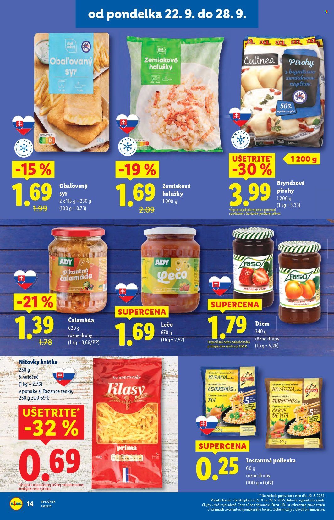 Leták Lidl - 22.9.2025 - 28.9.2025. Strana 16