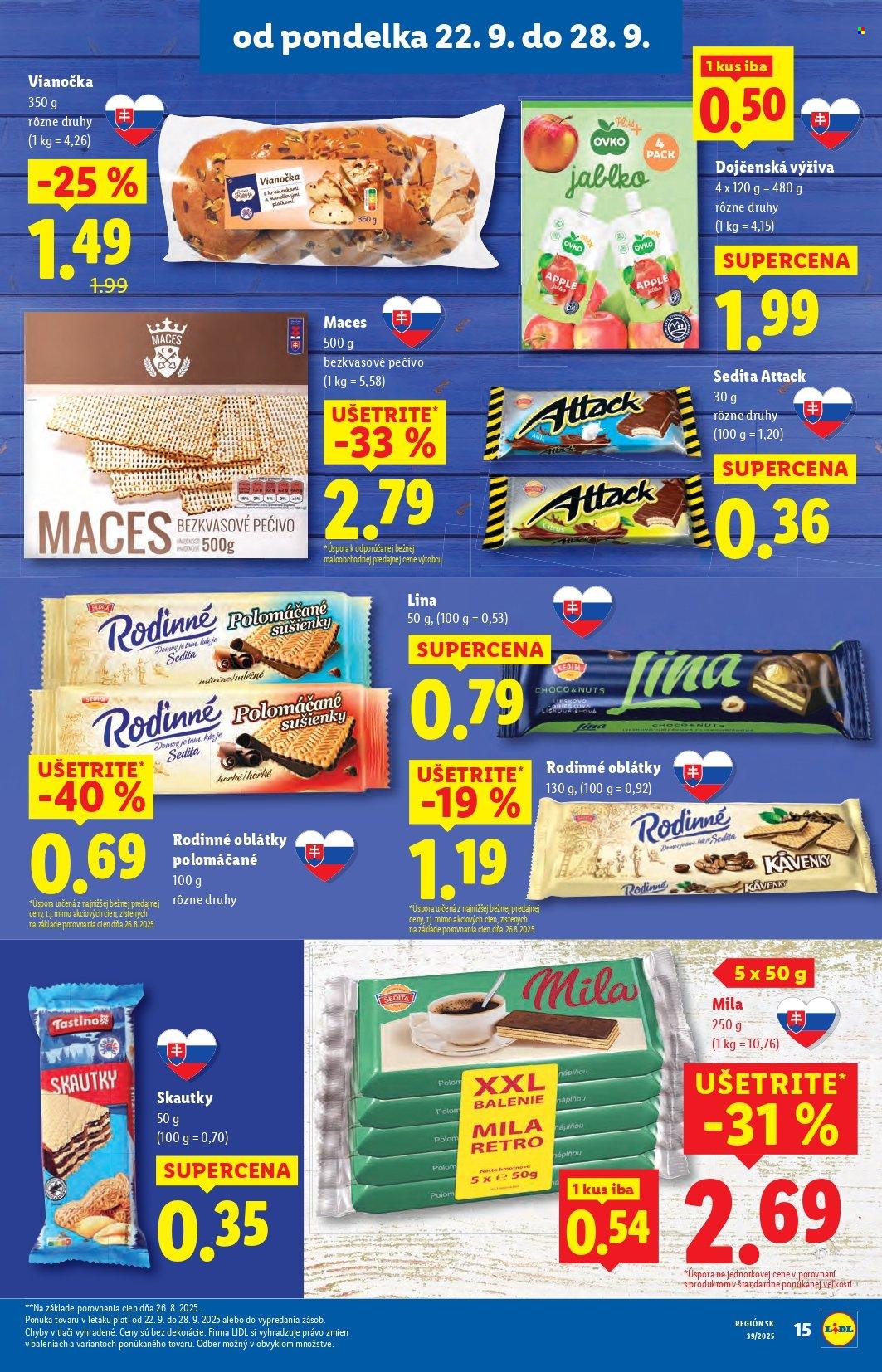 Leták Lidl - 22.9.2025 - 28.9.2025. Strana 17