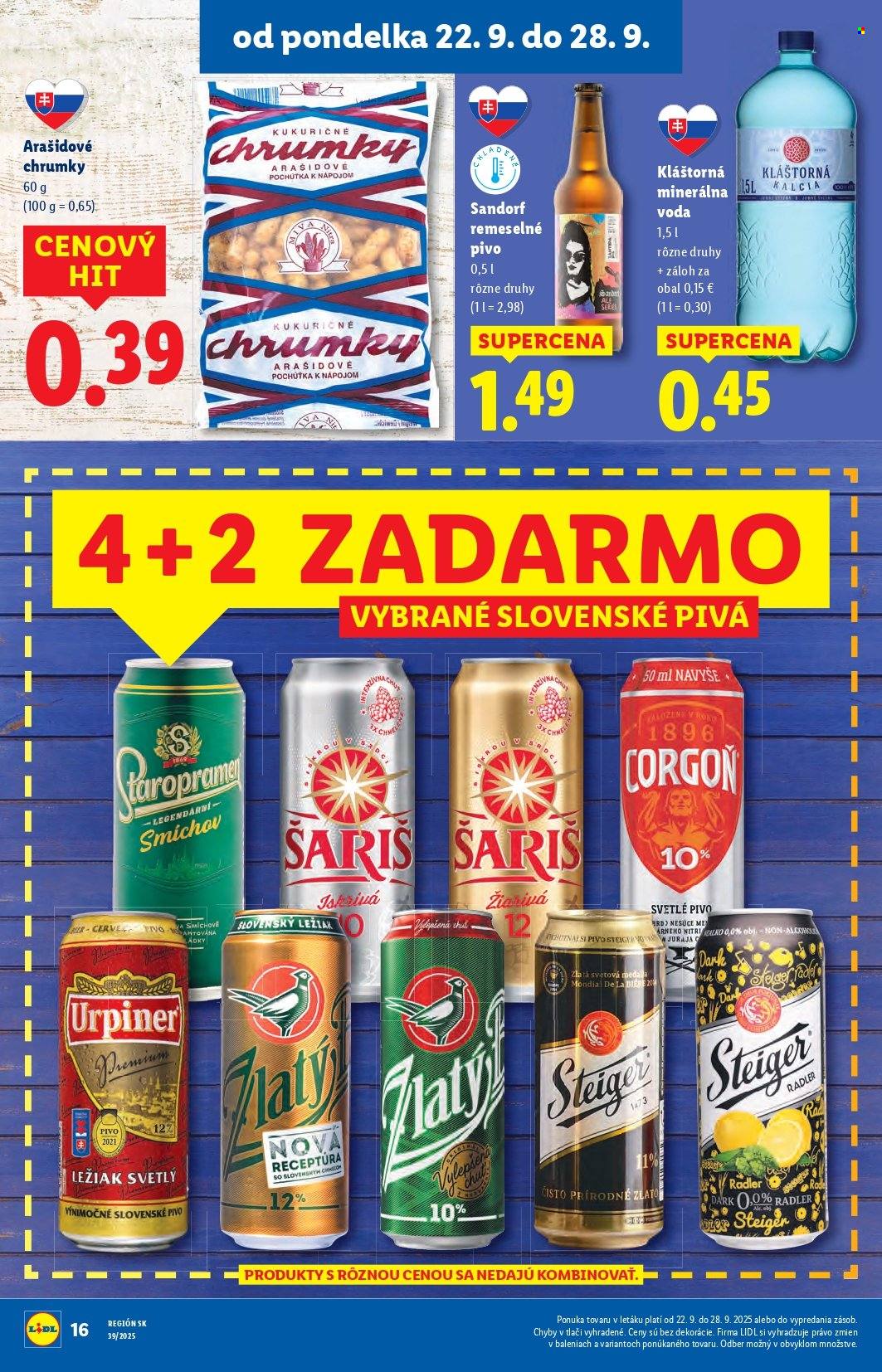 Leták Lidl - 22.9.2025 - 28.9.2025. Strana 18