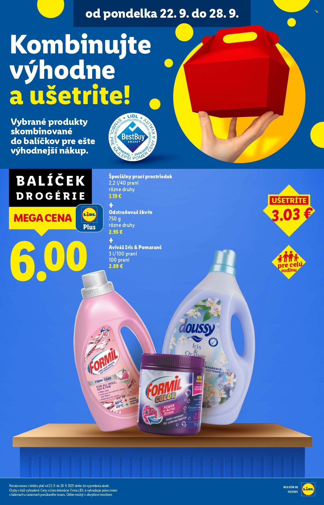 Leták Lidl - 22.9.2025 - 28.9.2025. Strana 22