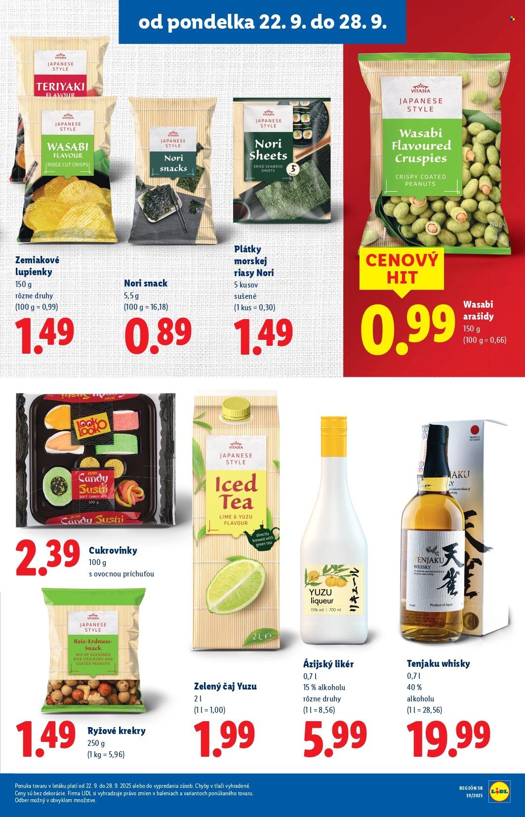 Leták Lidl - 22.9.2025 - 28.9.2025. Strana 33