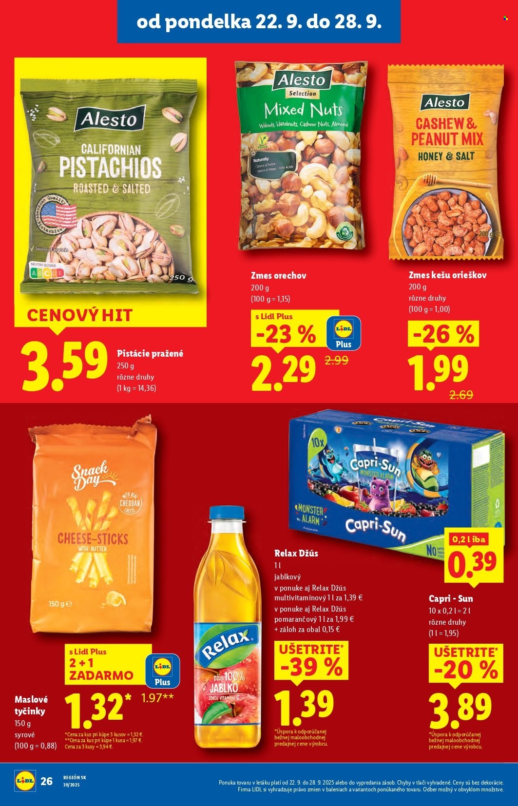Leták Lidl - 22.9.2025 - 28.9.2025. Strana 38