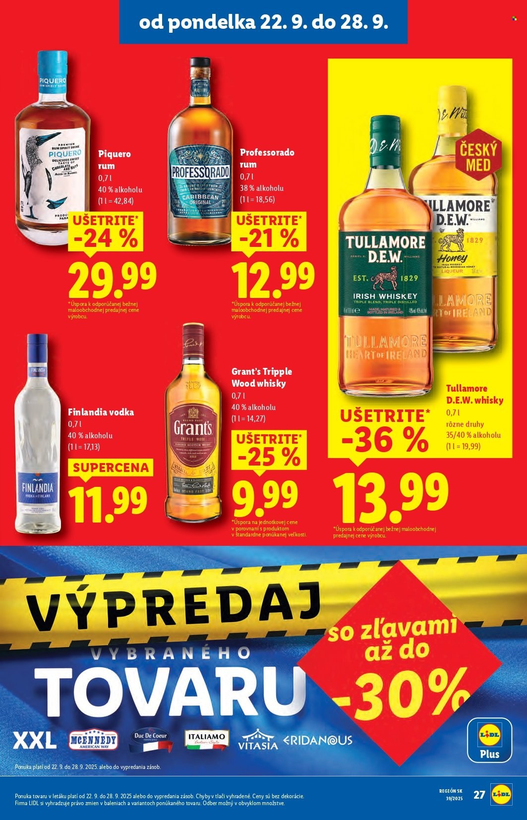 Leták Lidl - 22.9.2025 - 28.9.2025. Strana 39