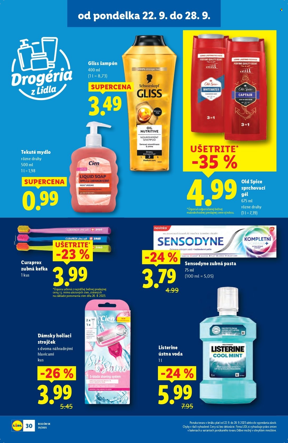 Leták Lidl - 22.9.2025 - 28.9.2025. Strana 42