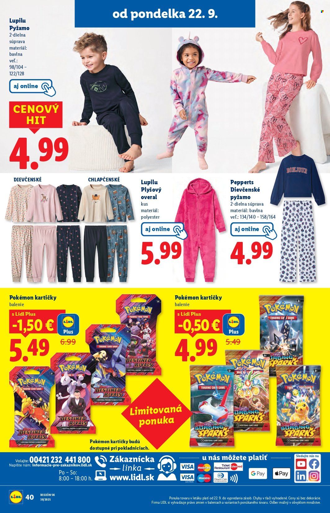Leták Lidl - 22.9.2025 - 28.9.2025. Strana 58