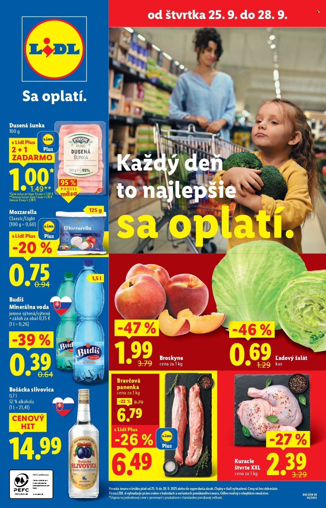 Leták Lidl - 22.9.2025 - 28.9.2025. Strana 65