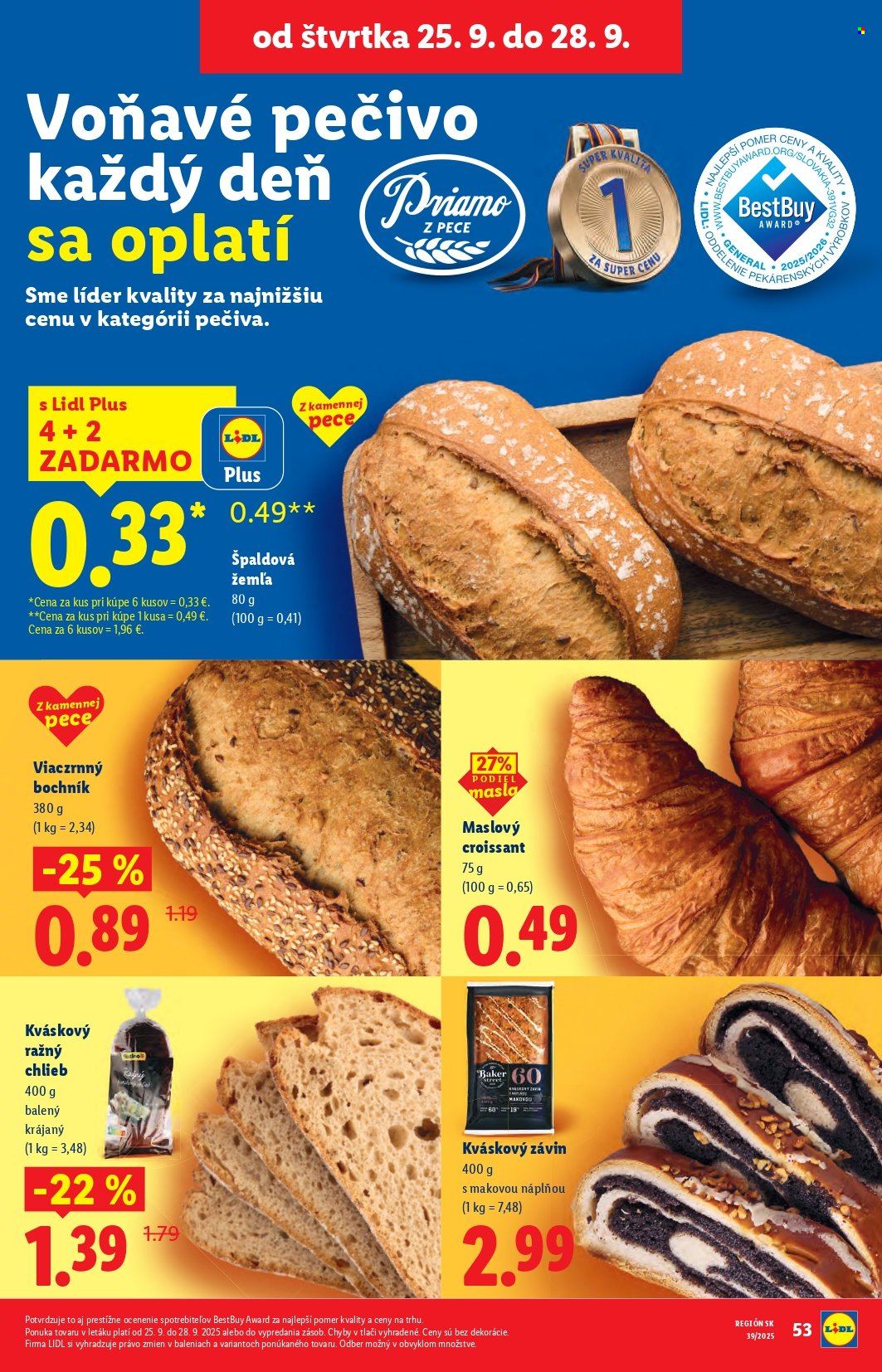 Leták Lidl - 22.9.2025 - 28.9.2025. Strana 67