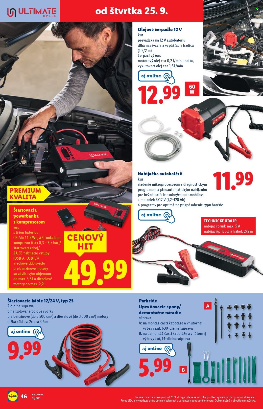Leták Lidl - 22.9.2025 - 28.9.2025. Strana 84