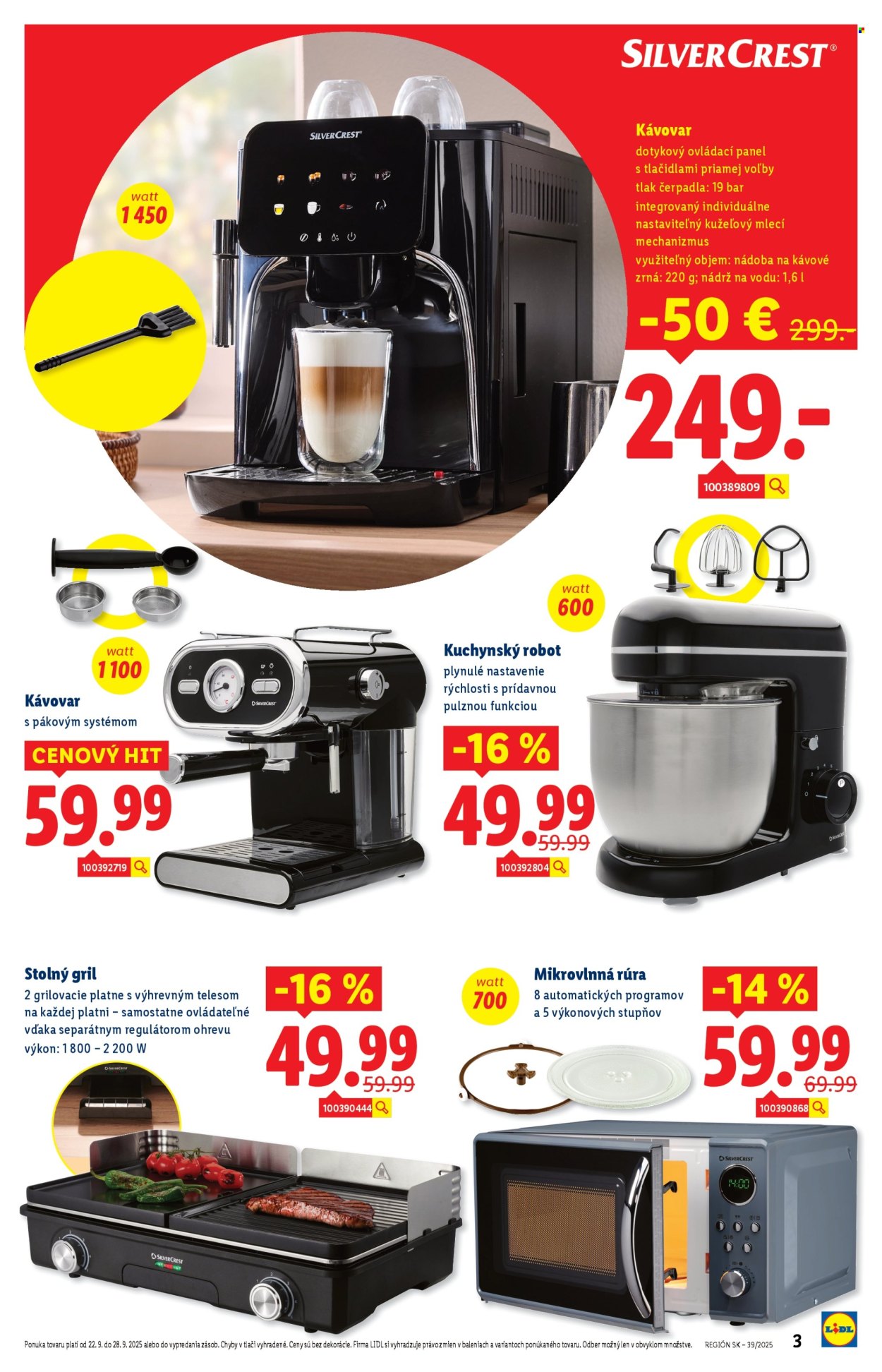 Leták Lidl - 22.9.2025 - 28.9.2025. Strana 3