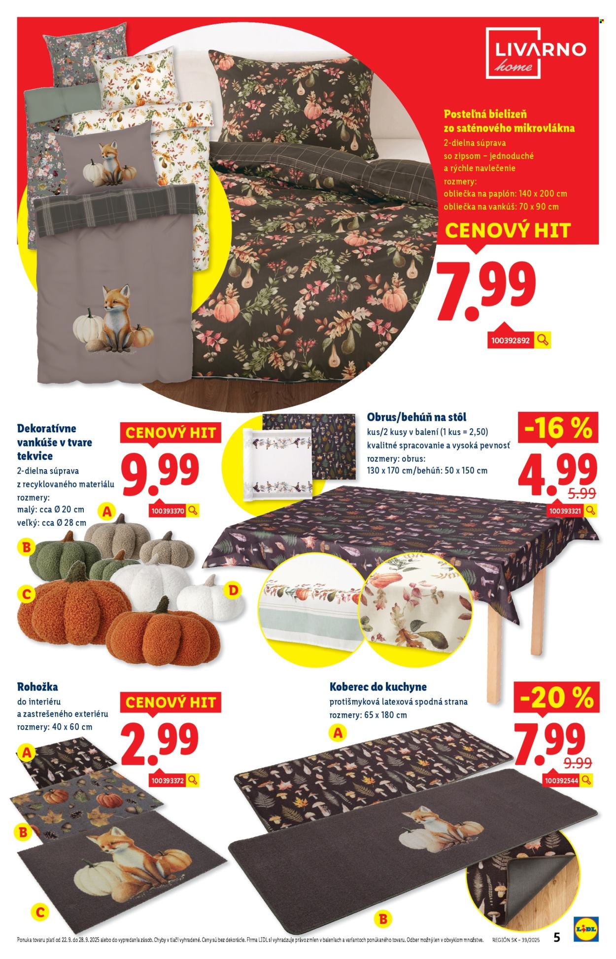 Leták Lidl - 22.9.2025 - 28.9.2025. Strana 5