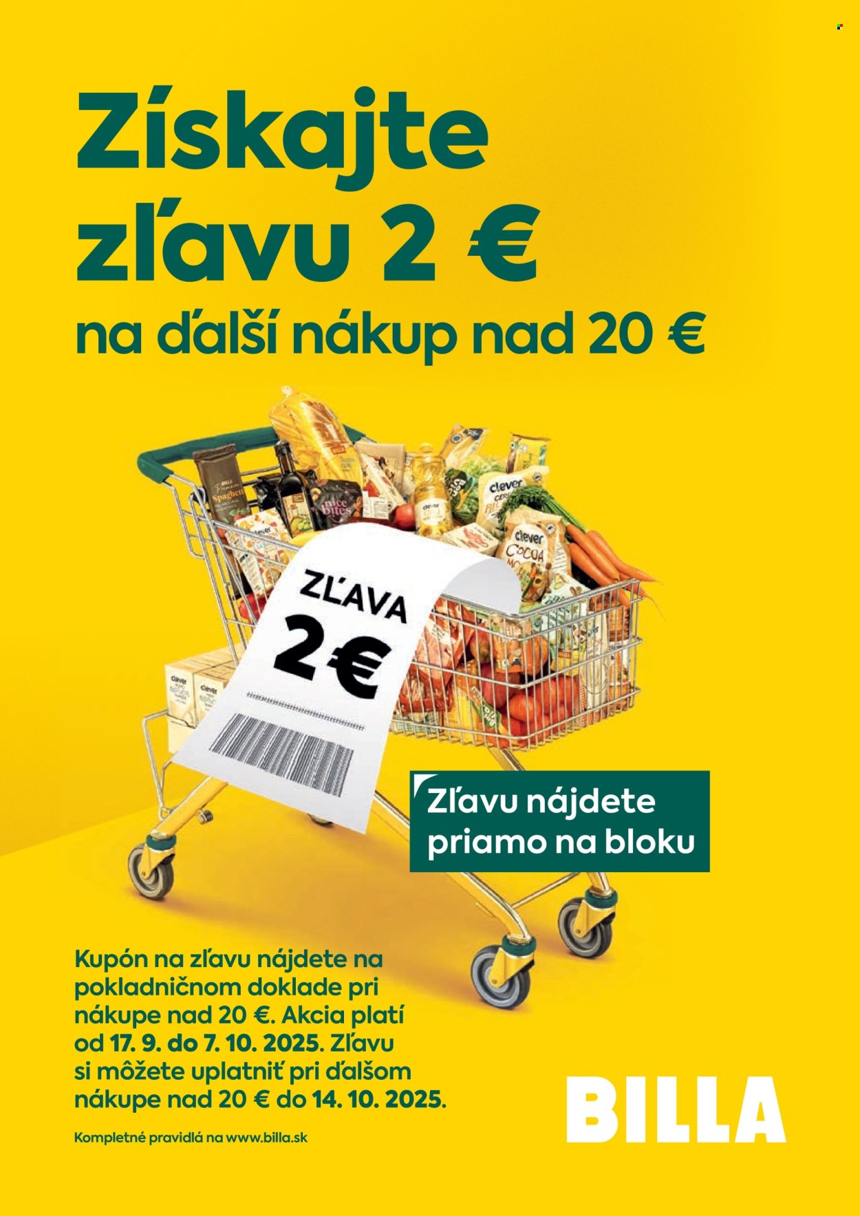 Leták Billa - 17.9.2025 - 23.9.2025. Strana 2
