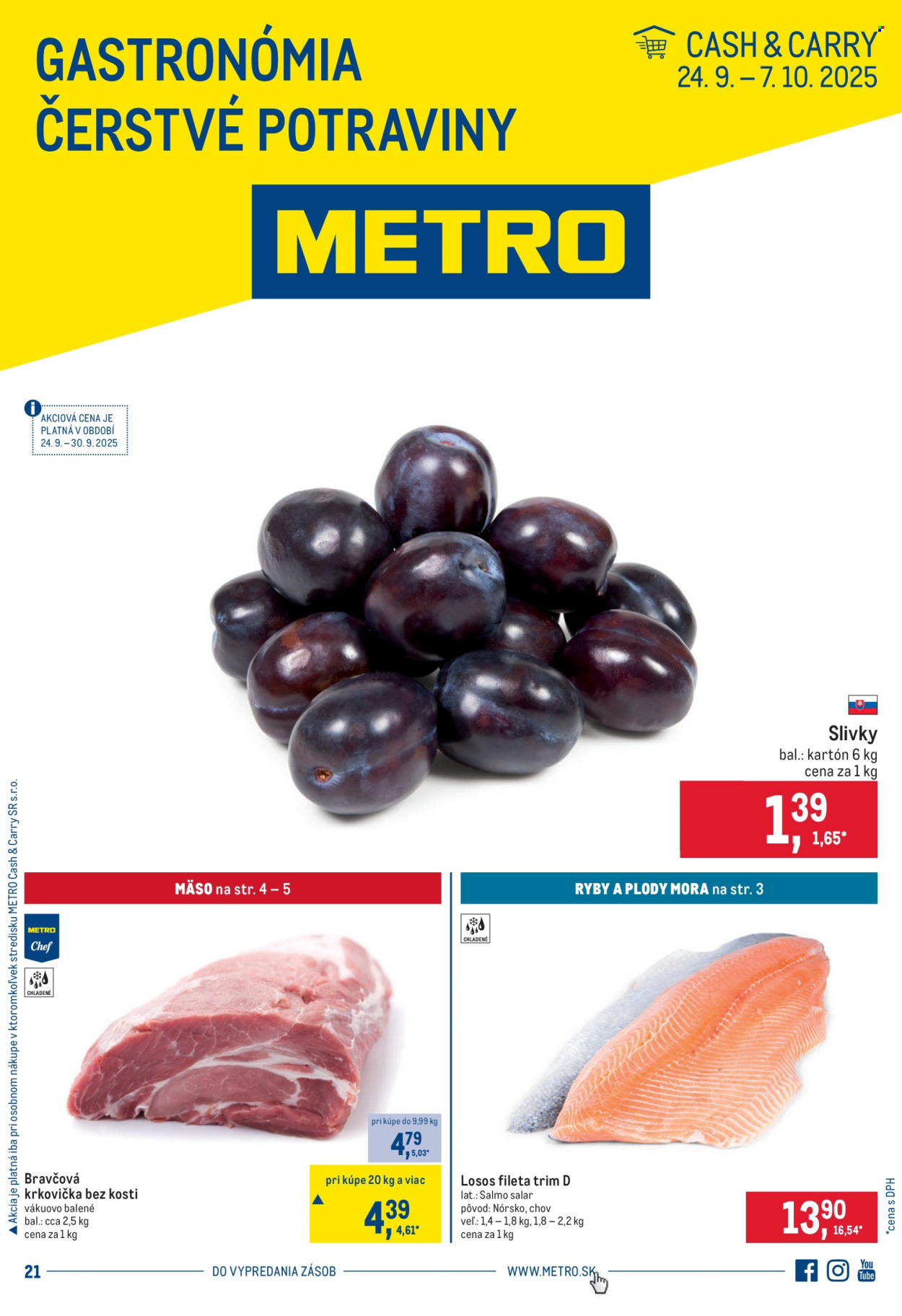 Leták Metro - 24.9.2025 - 7.10.2025. Strana 1