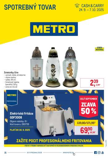 Leták Metro - 24.9.2025 - 7.10.2025.
