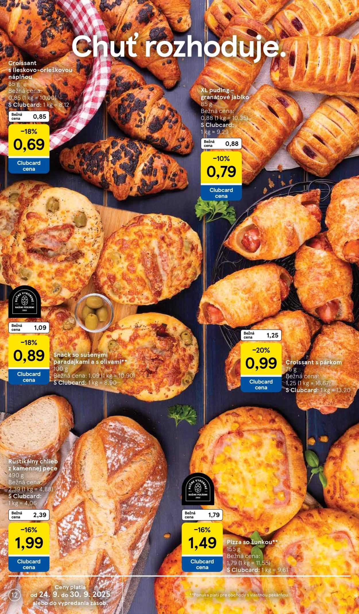 Leták TESCO - 24.9.2025 - 30.9.2025. Strana 12
