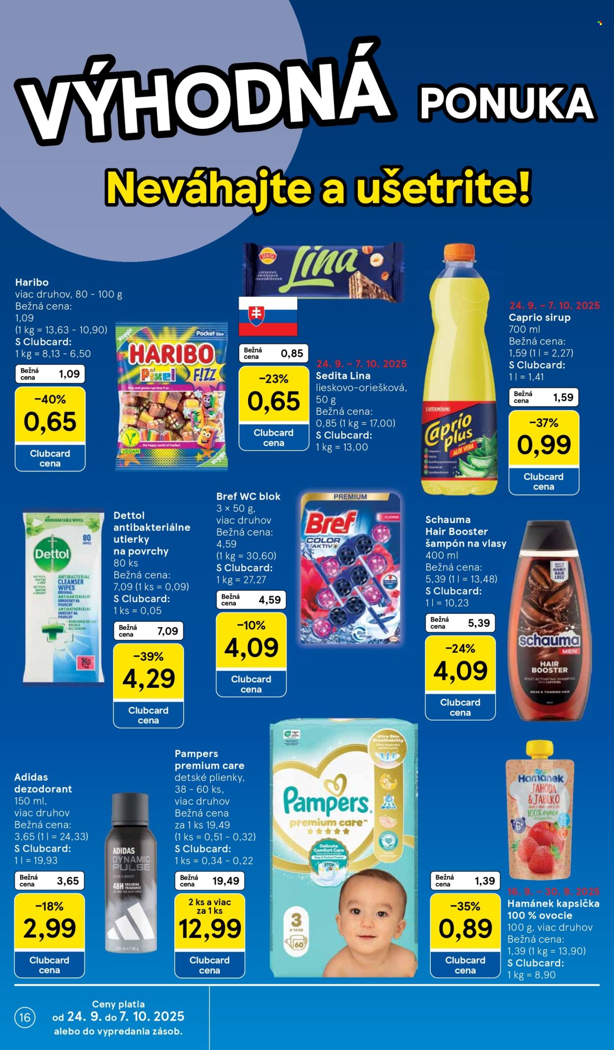 Leták TESCO - 24.9.2025 - 30.9.2025. Strana 16