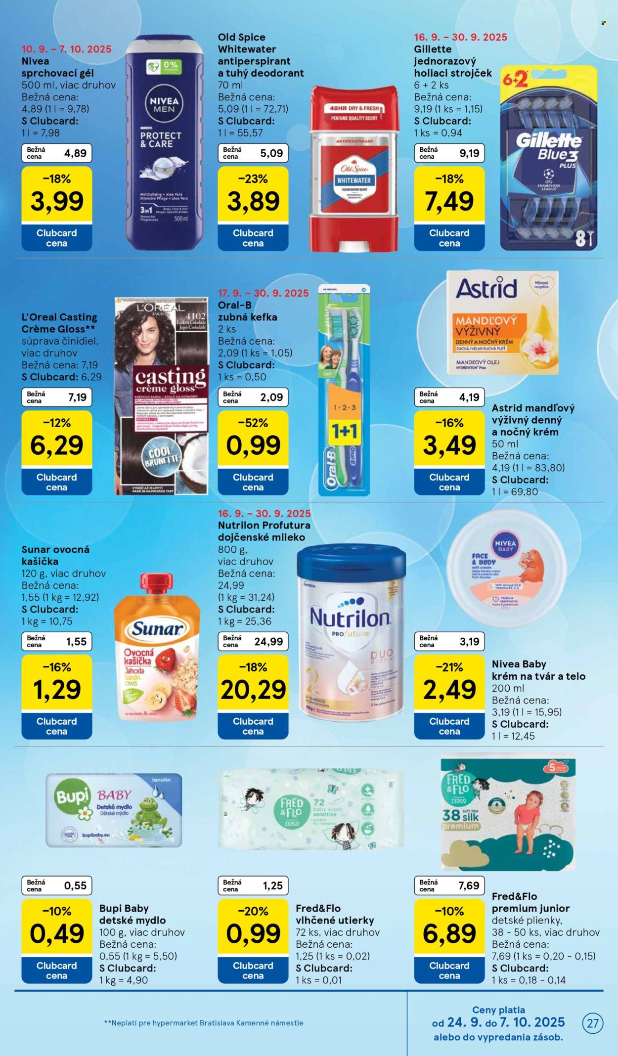 Leták TESCO - 24.9.2025 - 30.9.2025. Strana 27