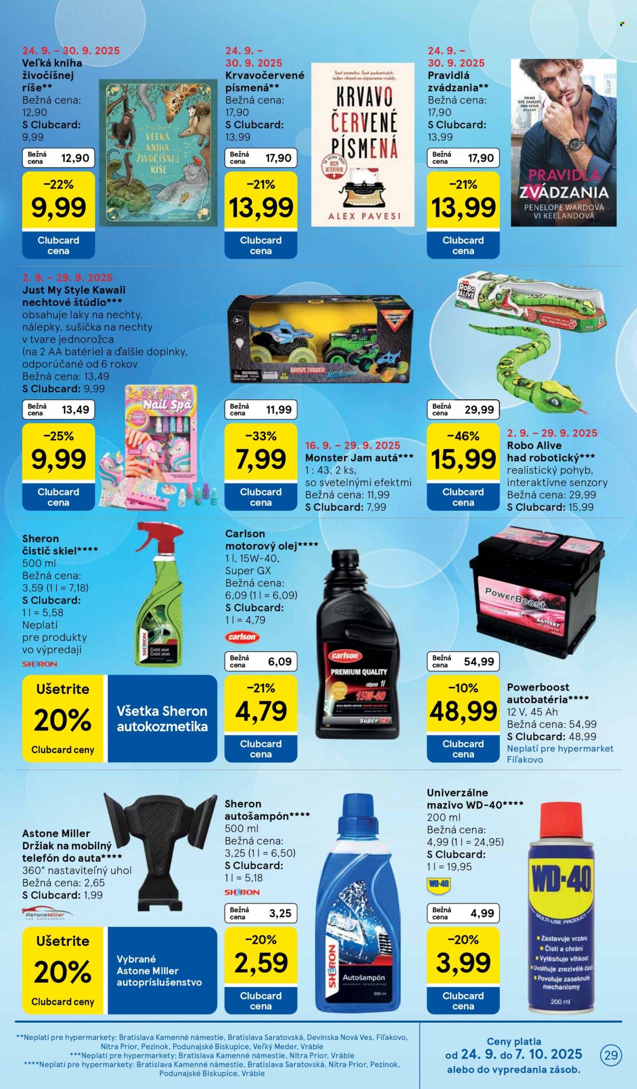 Leták TESCO - 24.9.2025 - 30.9.2025. Strana 29